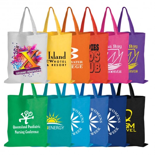 Branded Express Coloured Calico Bags